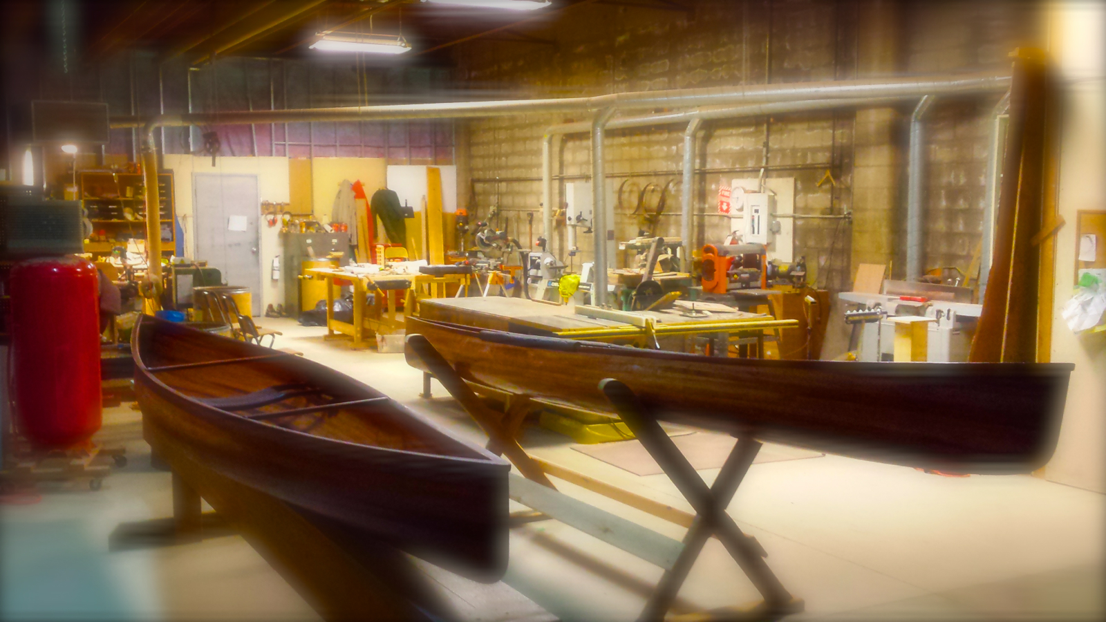 Woodshop with Solo Canoes – 1