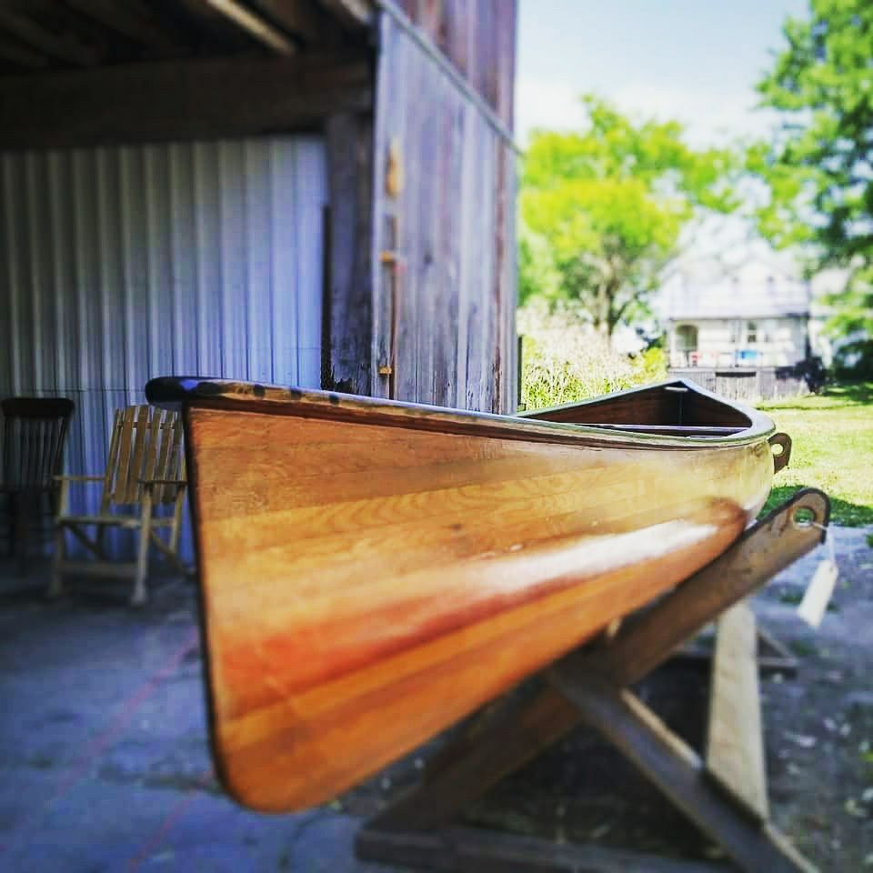 Ashes Solo Day – Wood Canoe