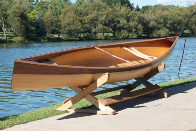 Canoe with Walnut Trim