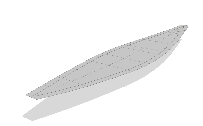 1 – 24 Hour Kayak – Measured Bottom Panel