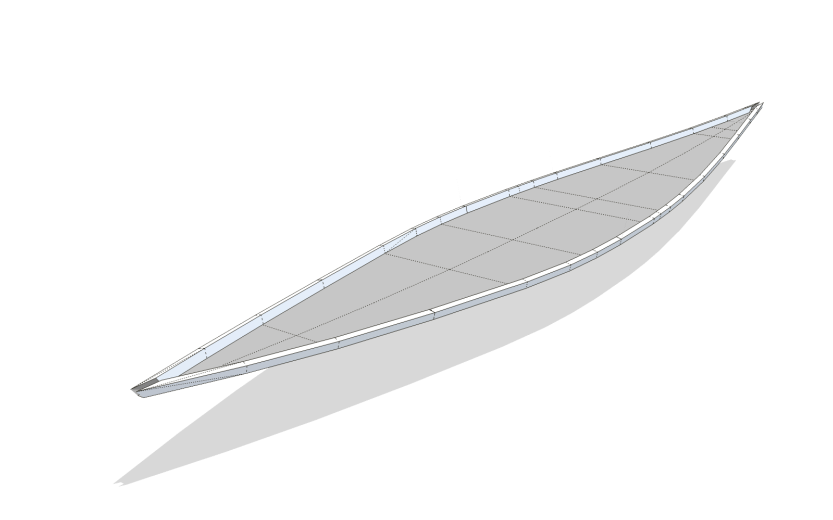 5 – 24 Hour Kayak – Bottom Panel Trimmed