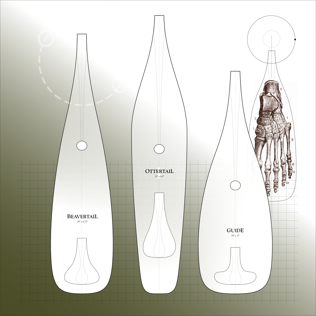 Paddle Templates for Making Your Own Canoe Paddle
